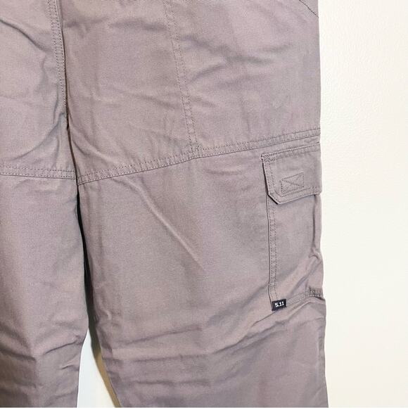 5.11 Tactical Men's Gray Multi Pocket Performance Cargo Pant Size 38 NWT - Picture 11 of 16